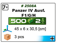 Char allemand PANZER IV AUSF.F1/G/H 3en1